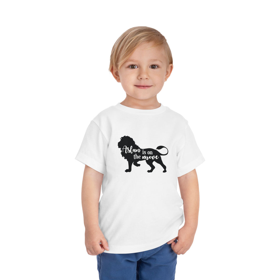 Aslan Is On The Move Toddler Tee Kids clothes   