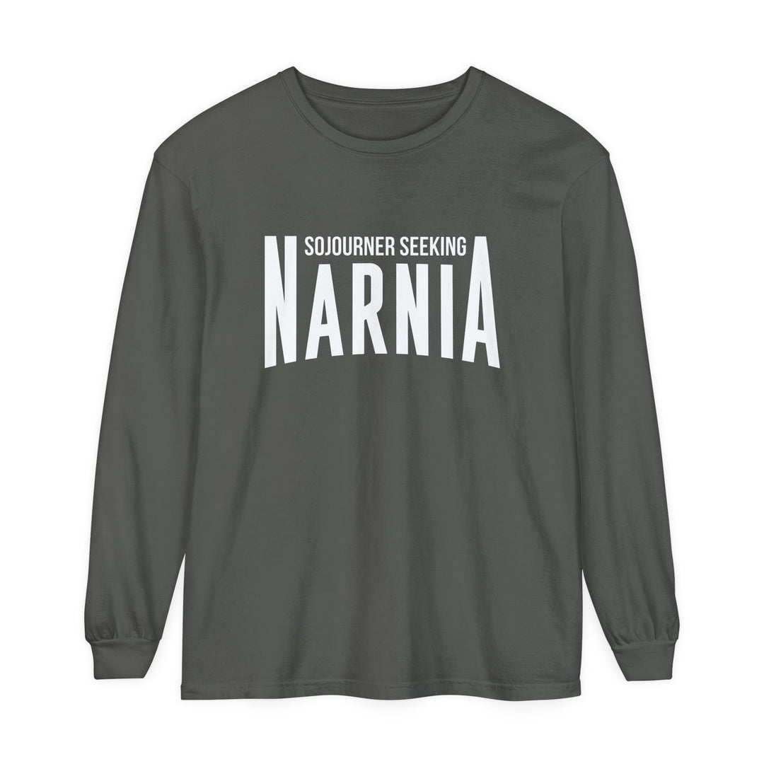 Sojourner Seeking Narnia Long Sleeve Shirt Long-sleeve Pepper S 