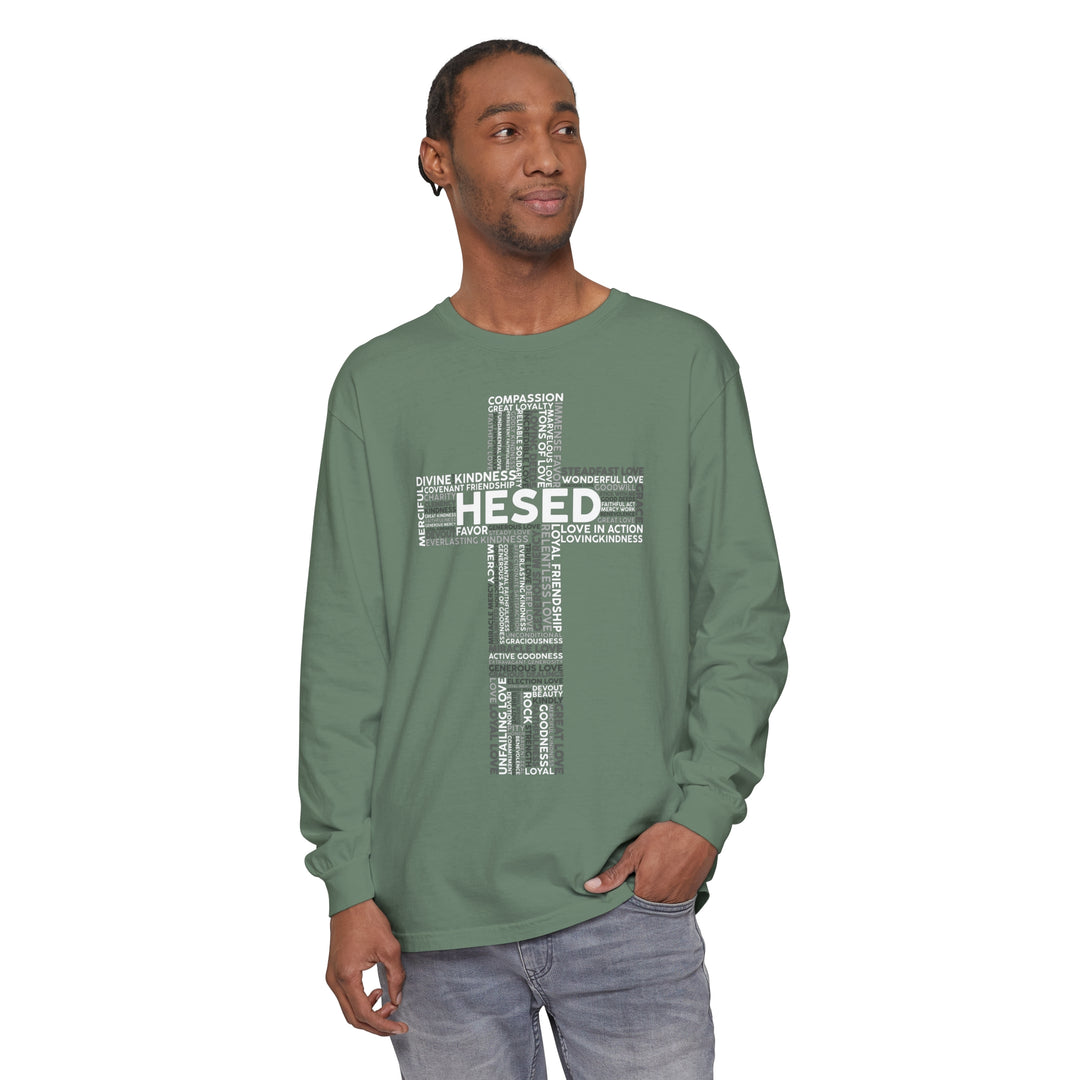 Hesed Cross Long Sleeve Shirt Long-sleeve   