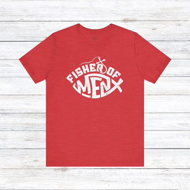 Fisher of Men Unisex T-Shirt T-Shirt Heather Red S 