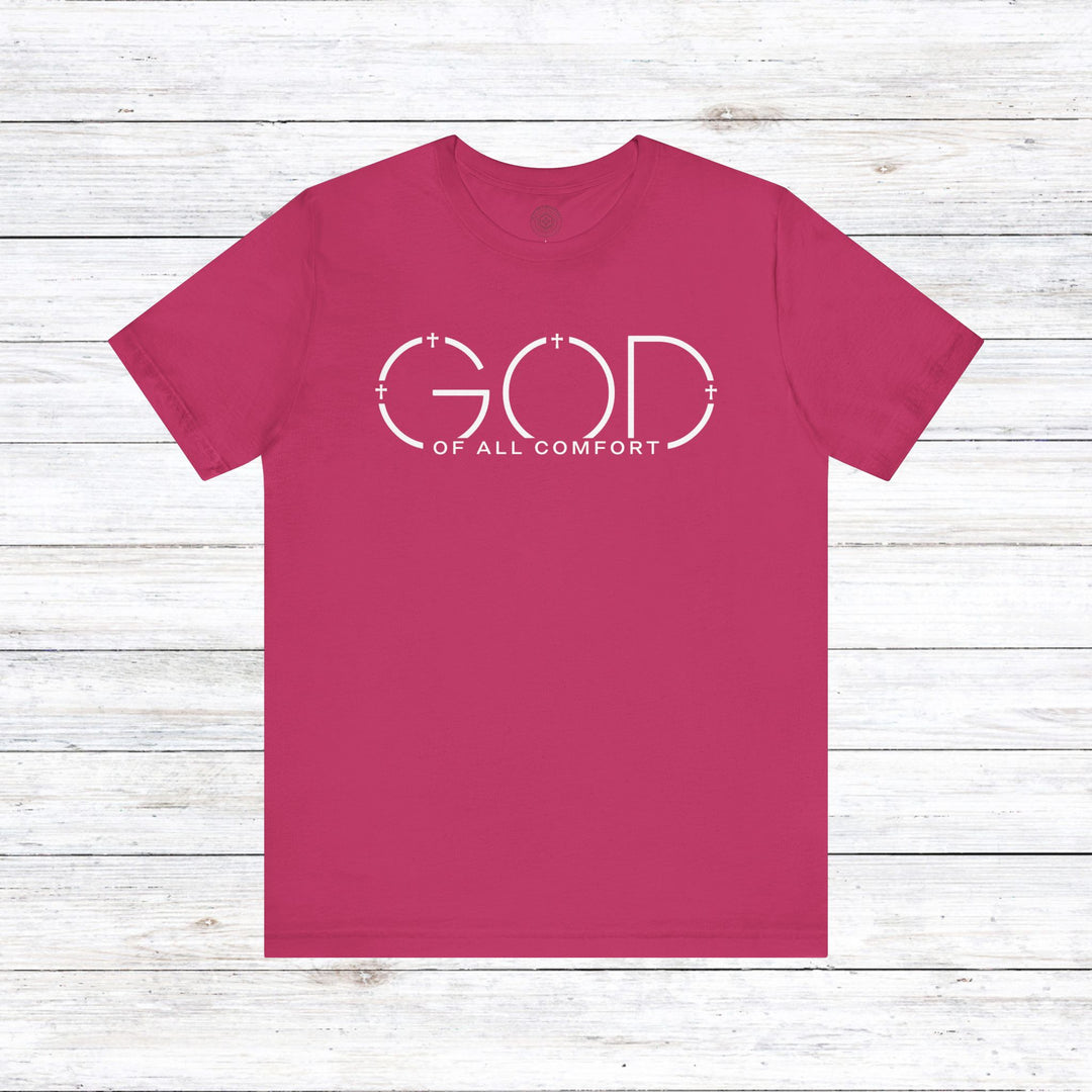 God of All Comfort Unisex T-Shirt T-Shirt Berry S 