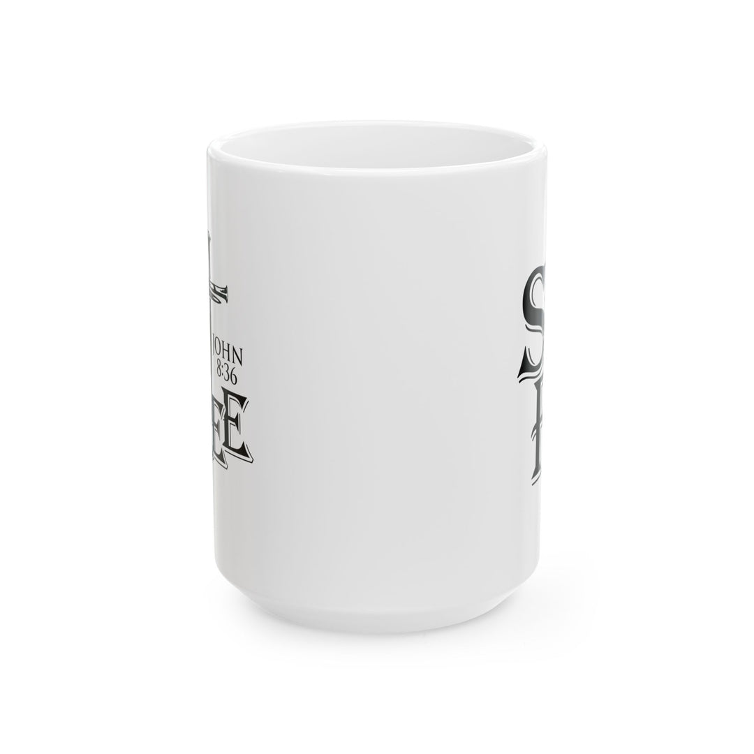 Christian Coffee Mug Set Free Ceramic Mug   