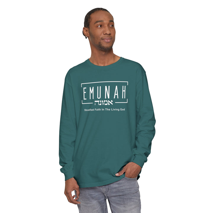 Emunah Steadfast Faith Long Sleeve Shirt Long-sleeve   