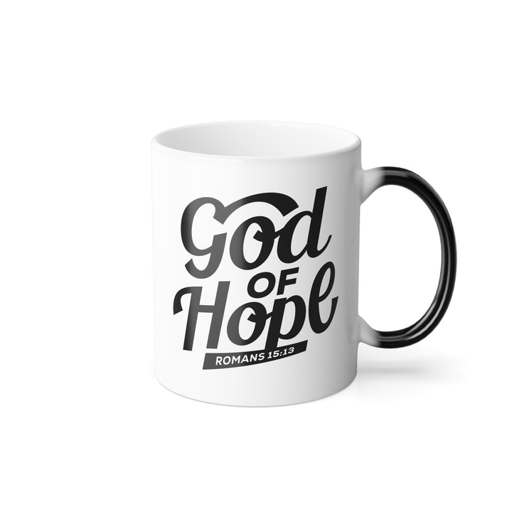 Christian Coffee Mug God of Hope Color Morphing Mug   