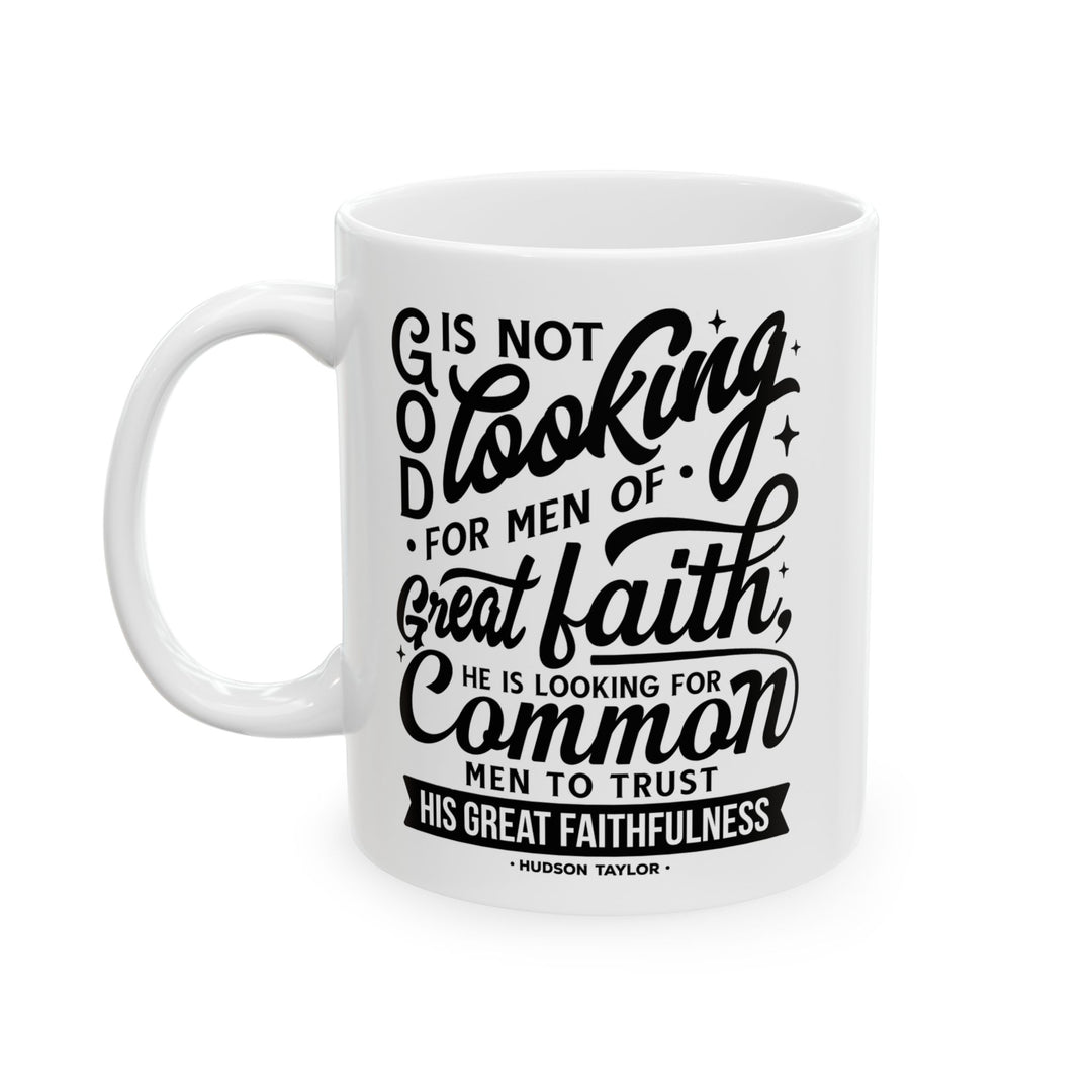 Christian Coffee Mug Common Men Ceramic Mug   