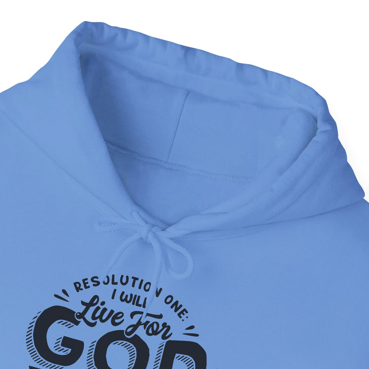 Live For God (Black Print)  Hoodie Hoodie   