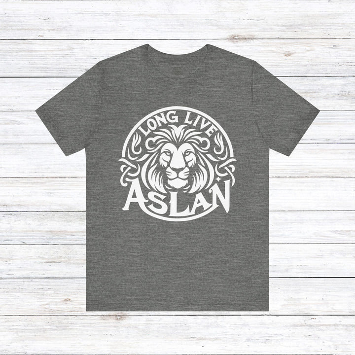 Long Live Aslan Unisex T-Shirt T-Shirt Deep Heather S 