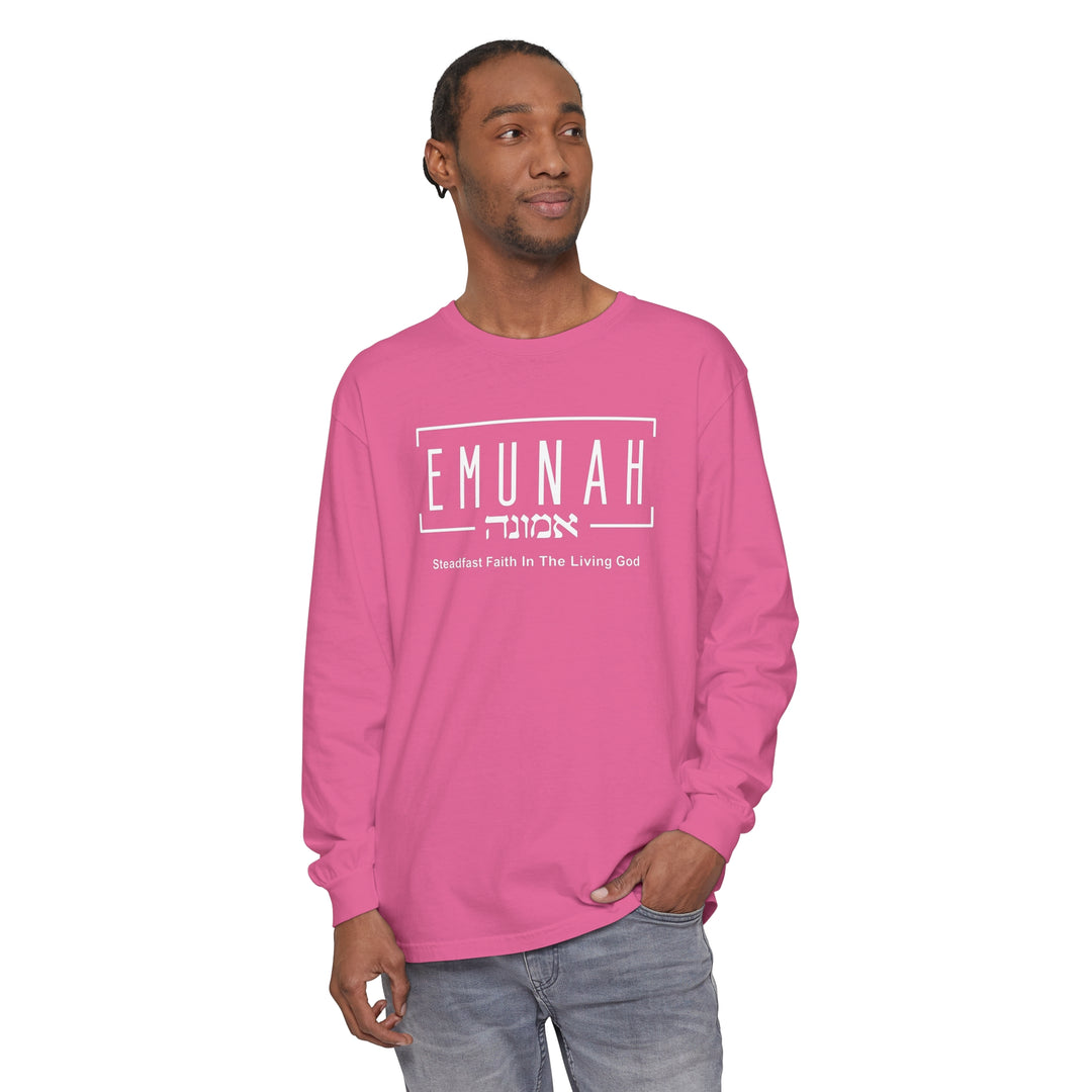 Emunah Steadfast Faith Long Sleeve Shirt Long-sleeve   