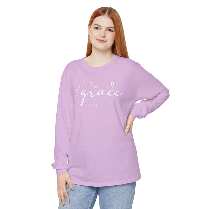 Amazing Grace Heart Long Sleeve Shirt Long-sleeve   