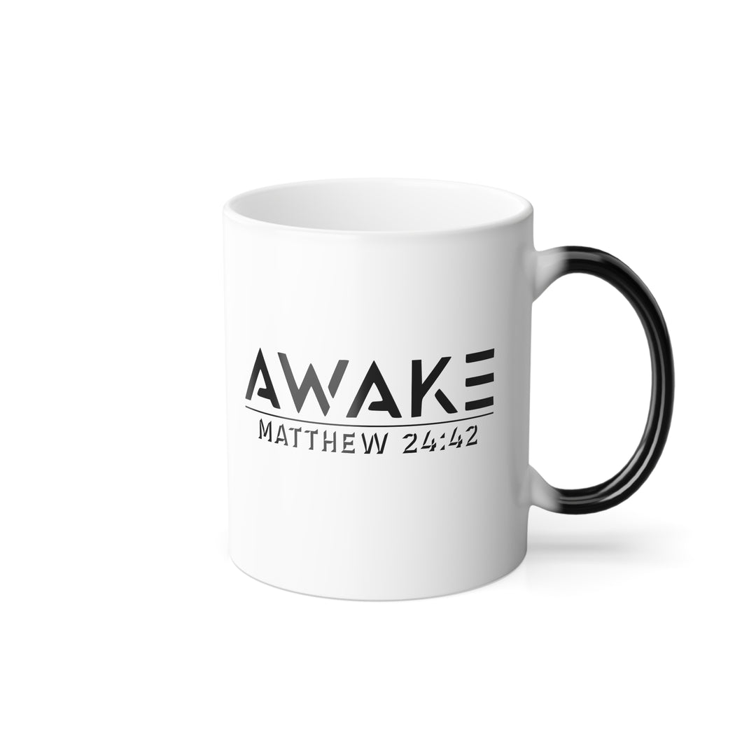 Christian Coffee Mug Awake Color Morphing Mug   