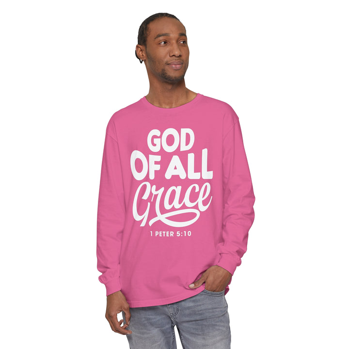 God of All Grace Long Sleeve Shirt Long-sleeve   