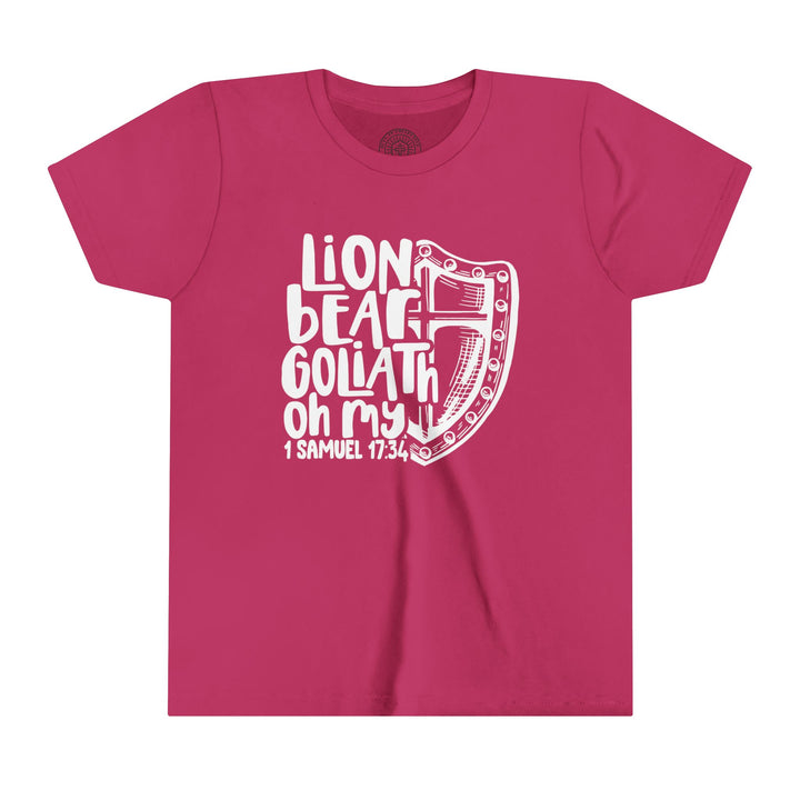 Lion Bear Goliath Oh My Youth T-shirt Kids clothes Berry S 