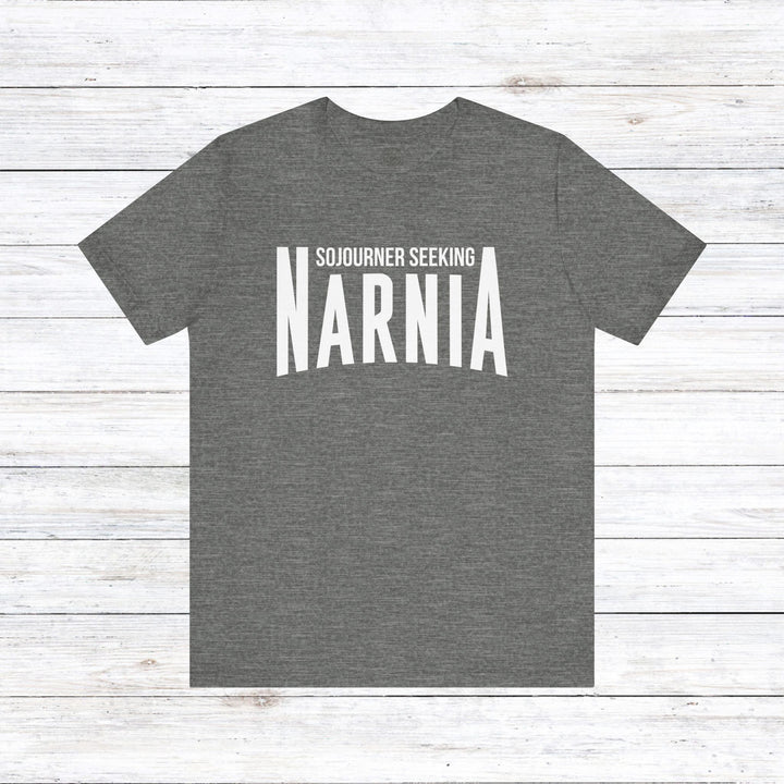 Sojourner Seeking Narnia Unisex T-Shirt T-Shirt Deep Heather S 