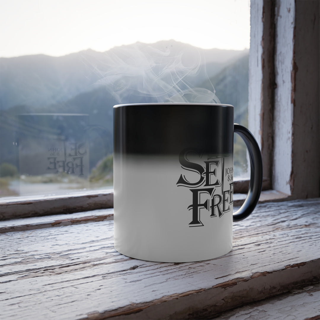 Christian Coffee Mug Set Free Color Morphing Mug   