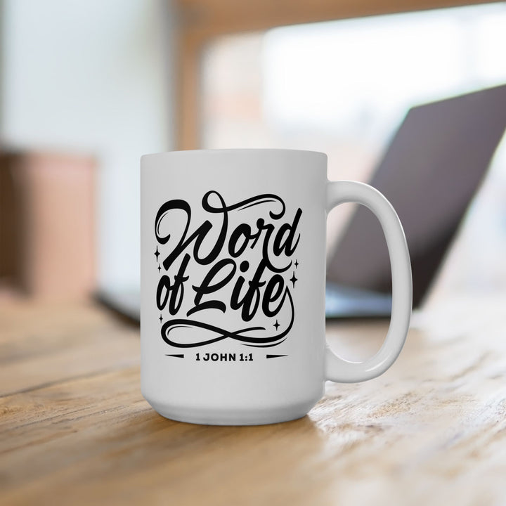 Christian Coffee Mug Word of Life Ceramic Mug   