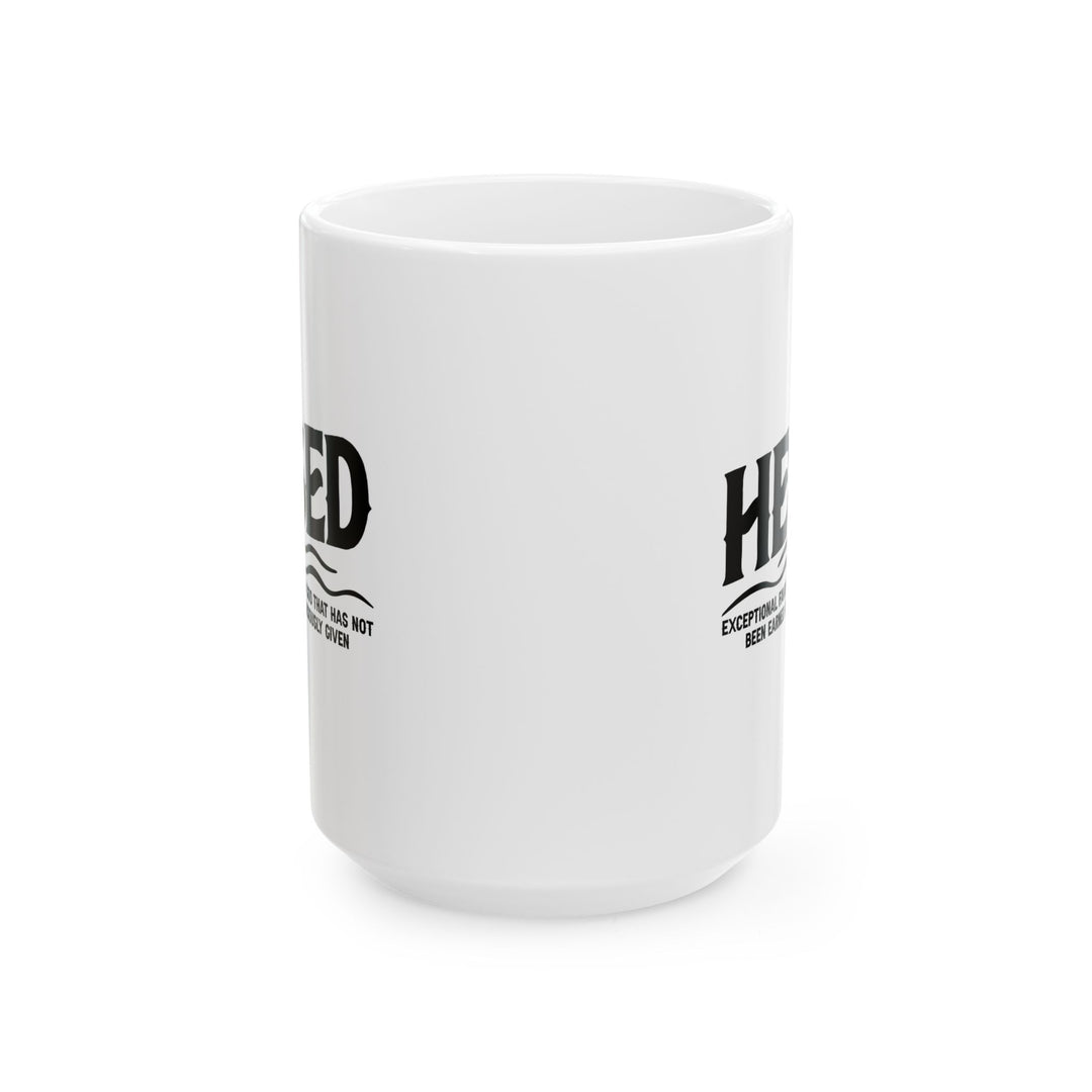 Christian Coffee Mug Hesed Exceptional Favor Ceramic Mug   