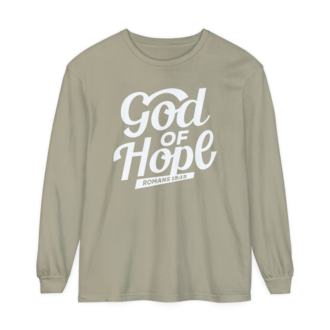 God of Hope Long Sleeve Shirt Long-sleeve Sandstone S 