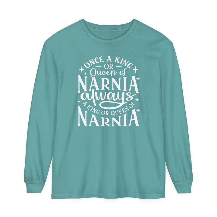 King or Queen Narnia Long Sleeve Shirt Long-sleeve Seafoam S 