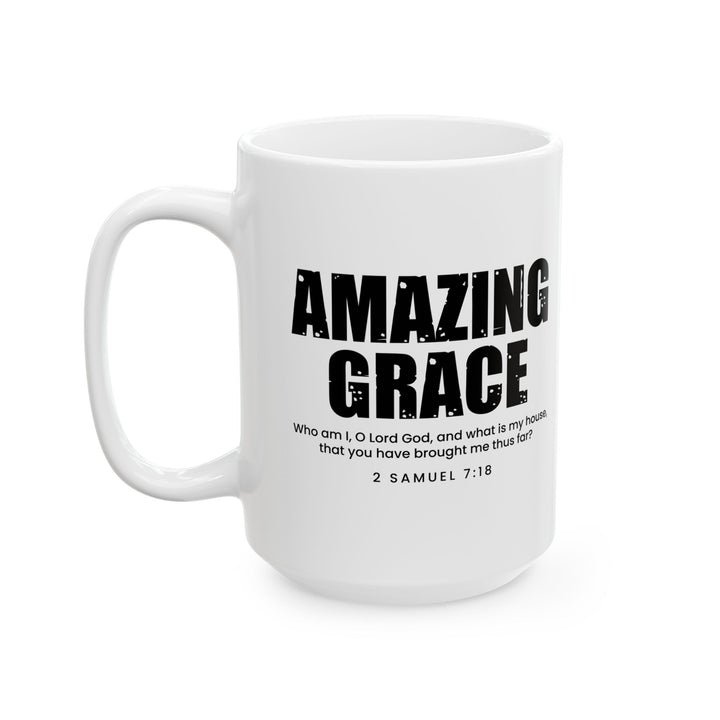 Christian Coffee Mug Amazing Grace Ceramic Mug   