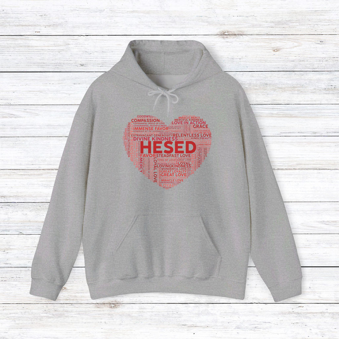 Hesed Heart Cloud Hoodie Hoodie Sport Grey S 