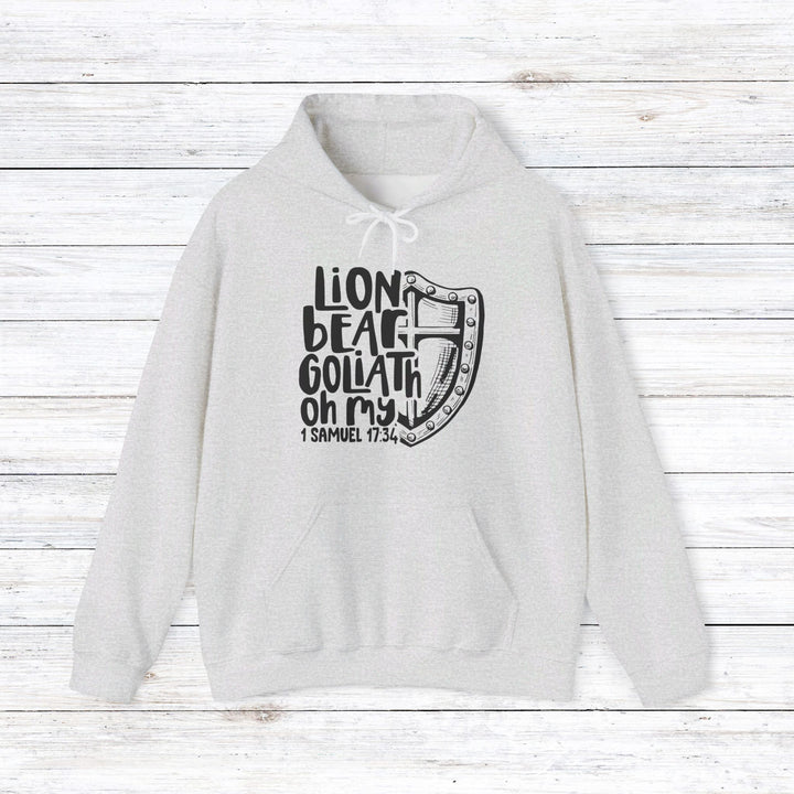 Lion, Bear, Goliath Oh My Hoodie Hoodie Ash S 