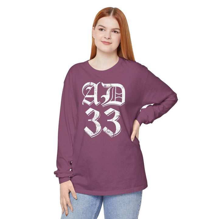 AD 33 Long Sleeve Shirt Long-sleeve Berry S 