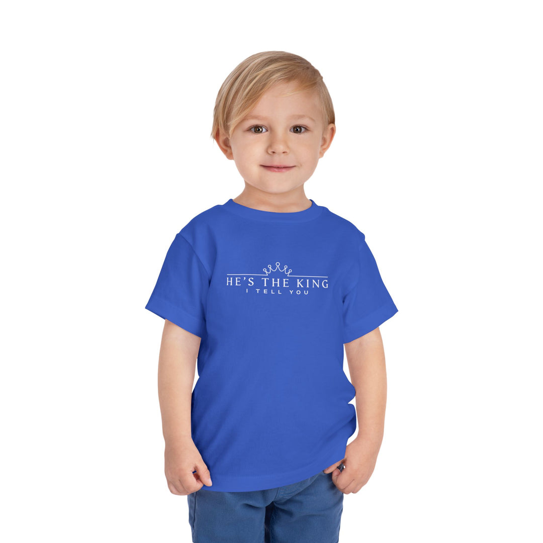 He's The King Toddler Tee Kids clothes   