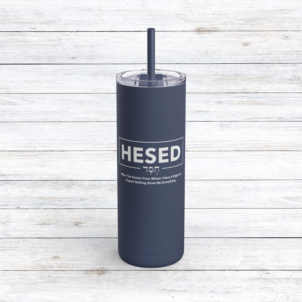 Christian Tumbler Hesed Everything Mug Indigo 20oz Matte