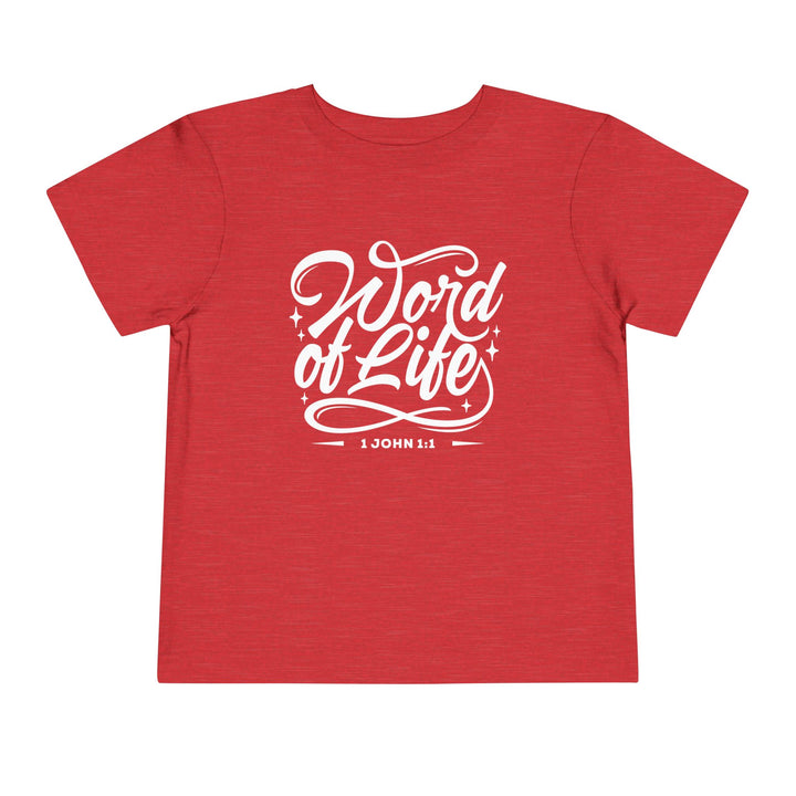 Word of Life Toddler Tee Kids clothes Heather Red 2T 