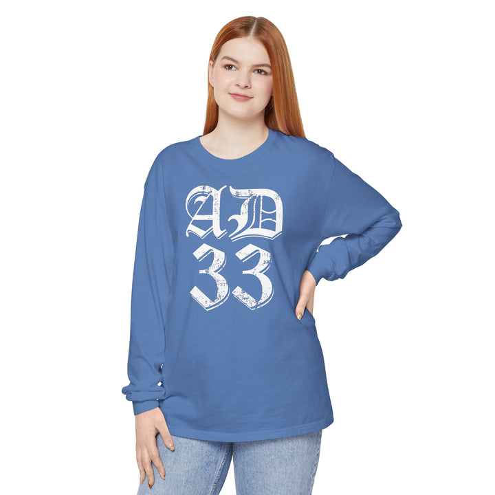 AD 33 Long Sleeve Shirt Long-sleeve Flo Blue S 