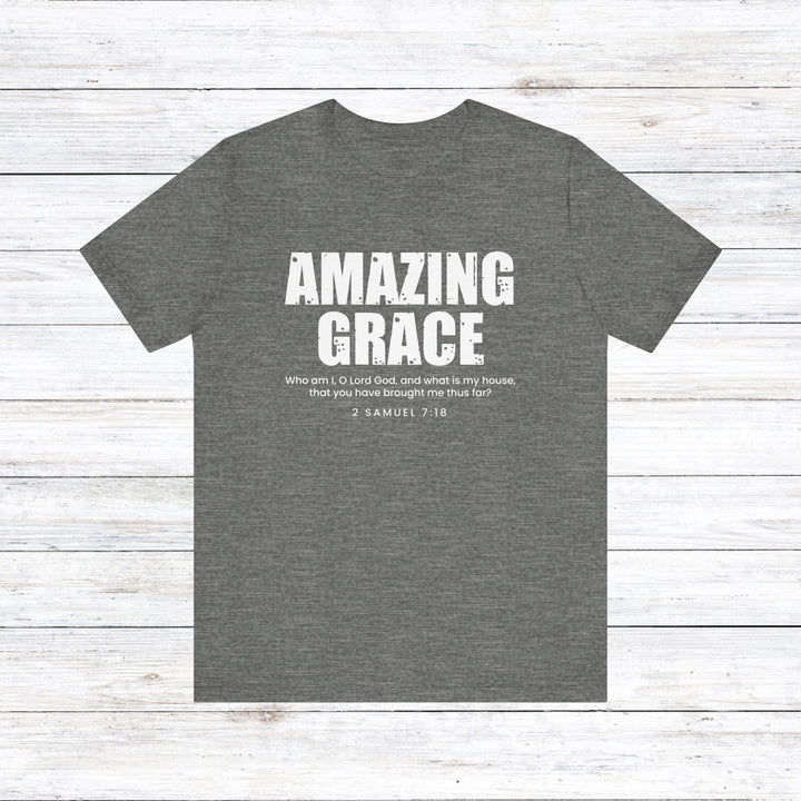 Amazing Grace Unisex T-Shirt T-Shirt Deep Heather S 