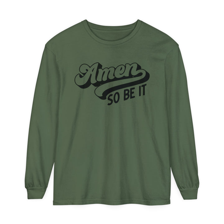 Amen So Be It Long Sleeve Shirt Long-sleeve Hemp S 