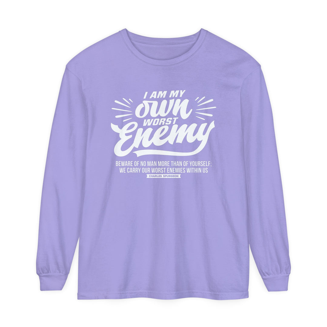 Worst Enemy Long Sleeve Shirt Long-sleeve Violet S 