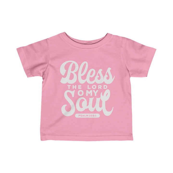 Bless The Lord Baby Tee Kids clothes Pink 6M 