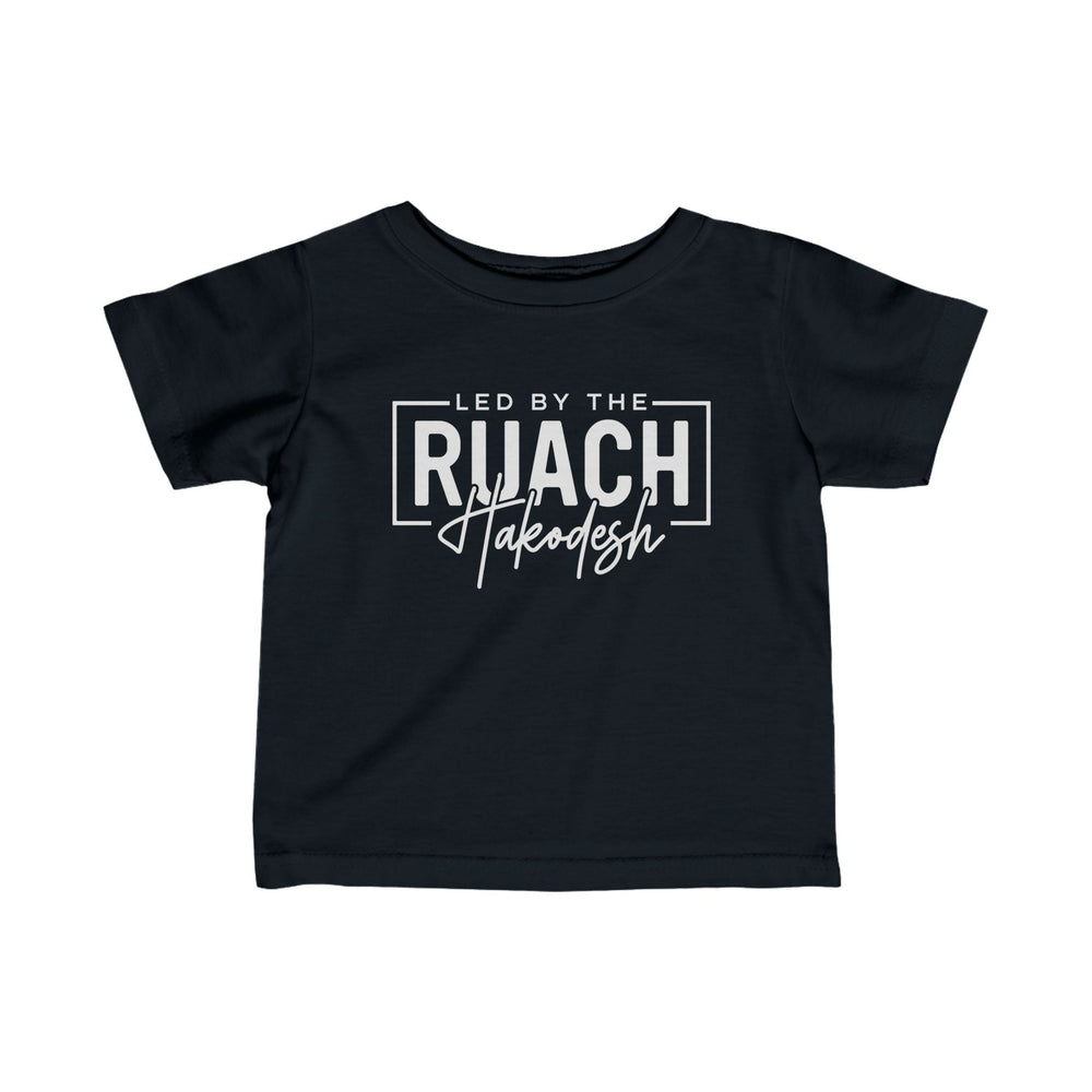 Led By The Ruach Hakodesh Baby Tee Kids clothes Black 6M 