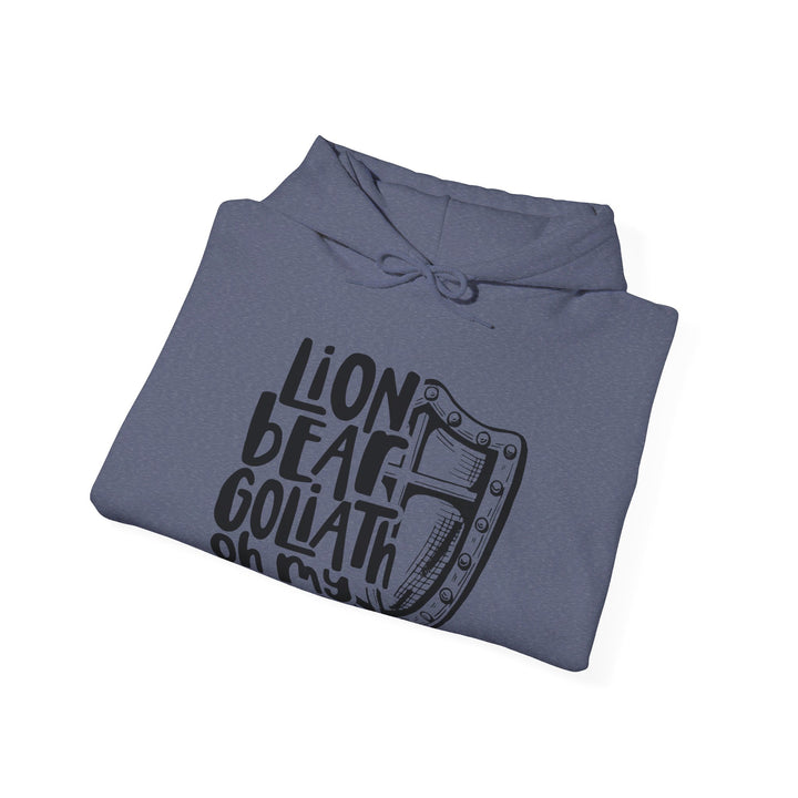 Lion, Bear, Goliath Oh My Hoodie Hoodie   