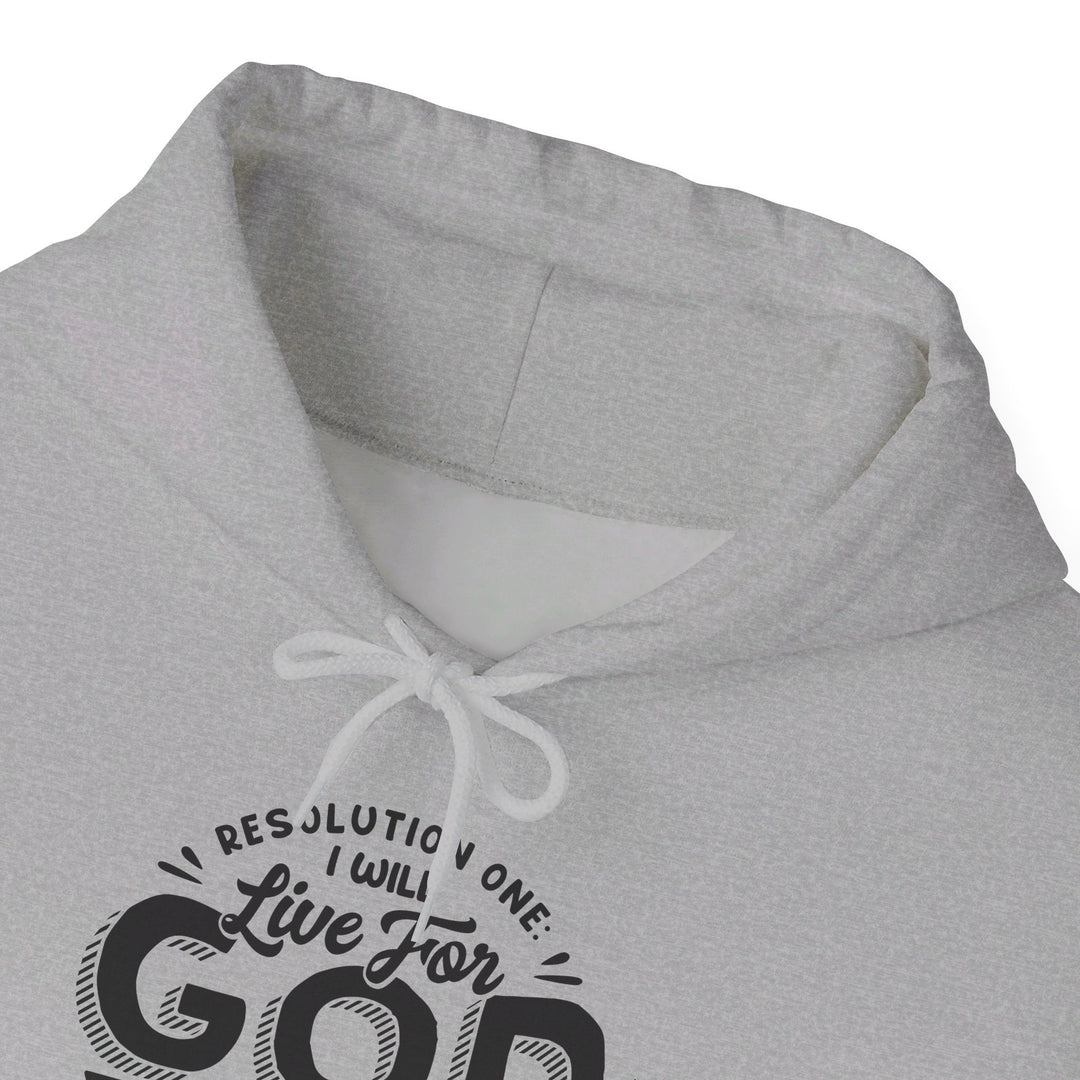 Live For God (Black Print)  Hoodie Hoodie   