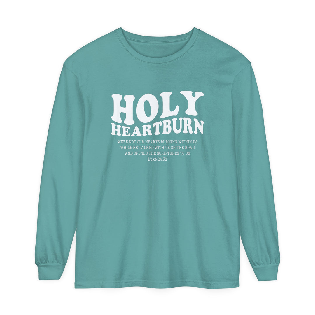 Holy Heartburn Long Sleeve Shirt Long-sleeve Seafoam S 