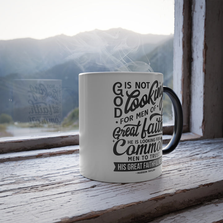 Christian Coffee Mug Common Men Color Morphing Mug   