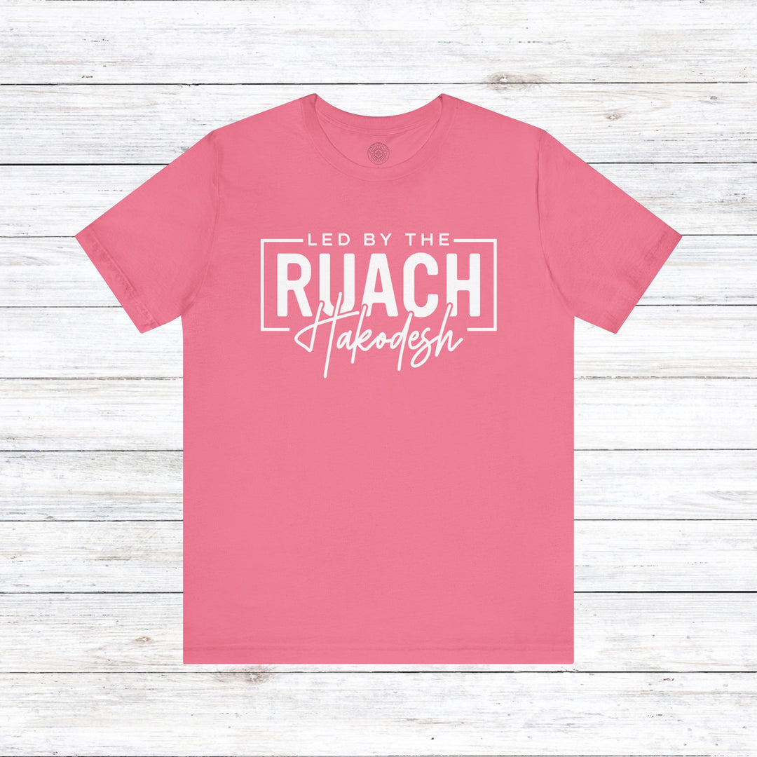 Led By Ruach Hakodesh Unisex T-Shirt T-Shirt Charity Pink S 