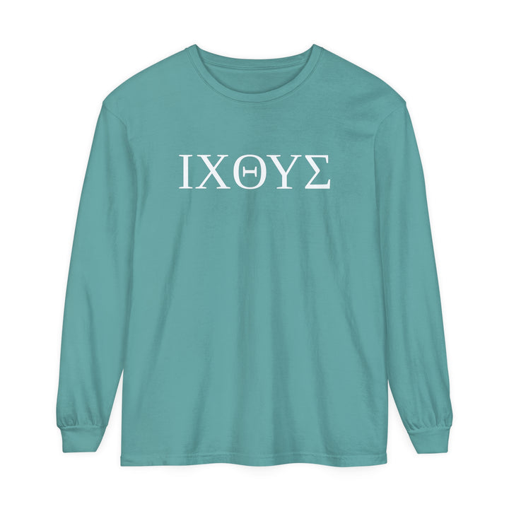 ΙΧΘΥΣ Long Sleeve Shirt Long-sleeve Seafoam S 