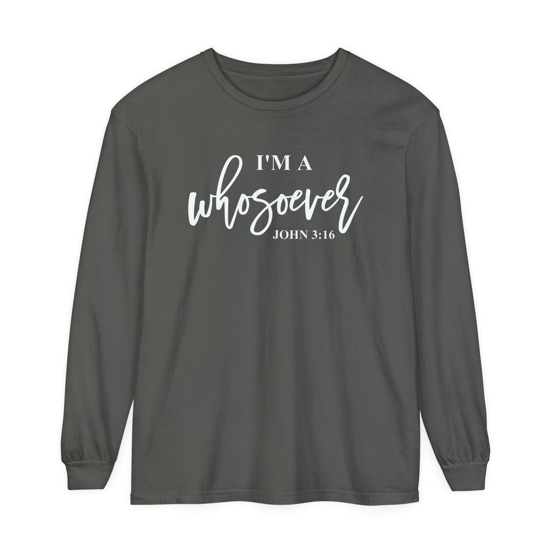 I'm A Whosoever Long Sleeve Shirt Long-sleeve Pepper S 