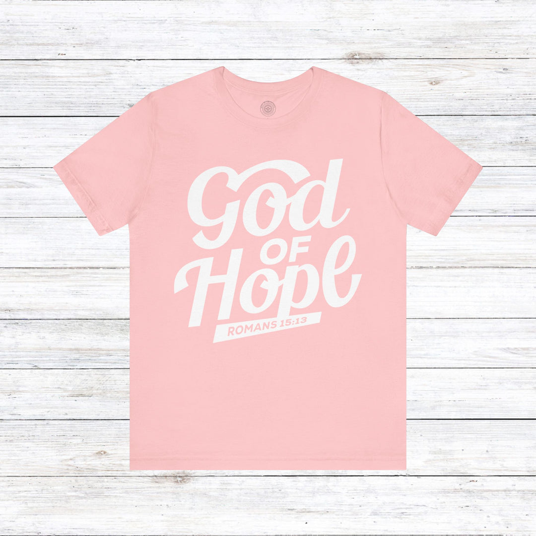 God of Hope  Unisex T-Shirt T-Shirt Pink S 