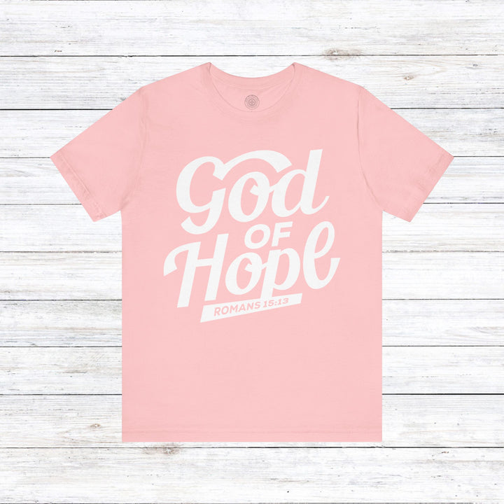 God of Hope  Unisex T-Shirt T-Shirt Pink S 