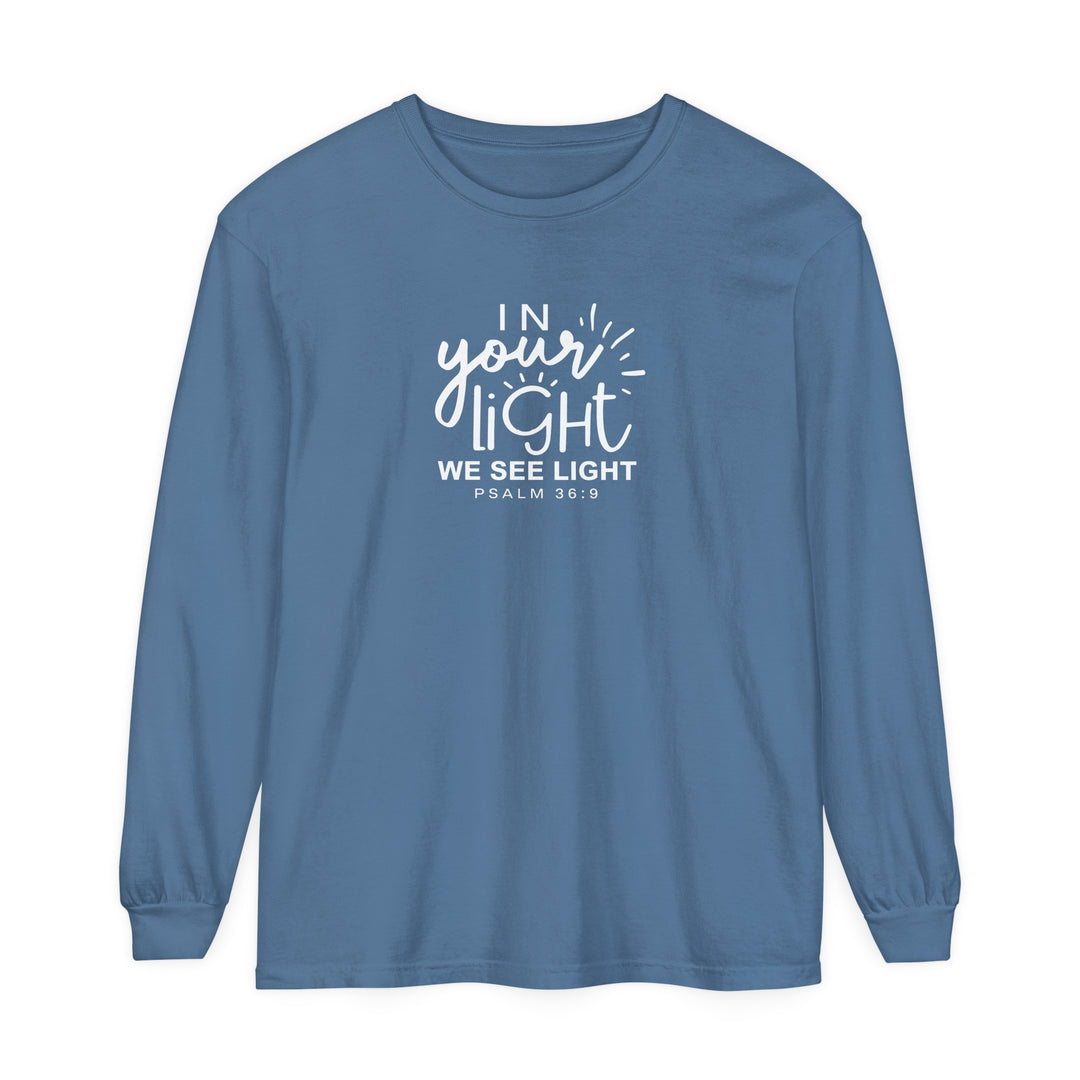 In Your Light Long Sleeve Shirt Long-sleeve Blue Jean S 