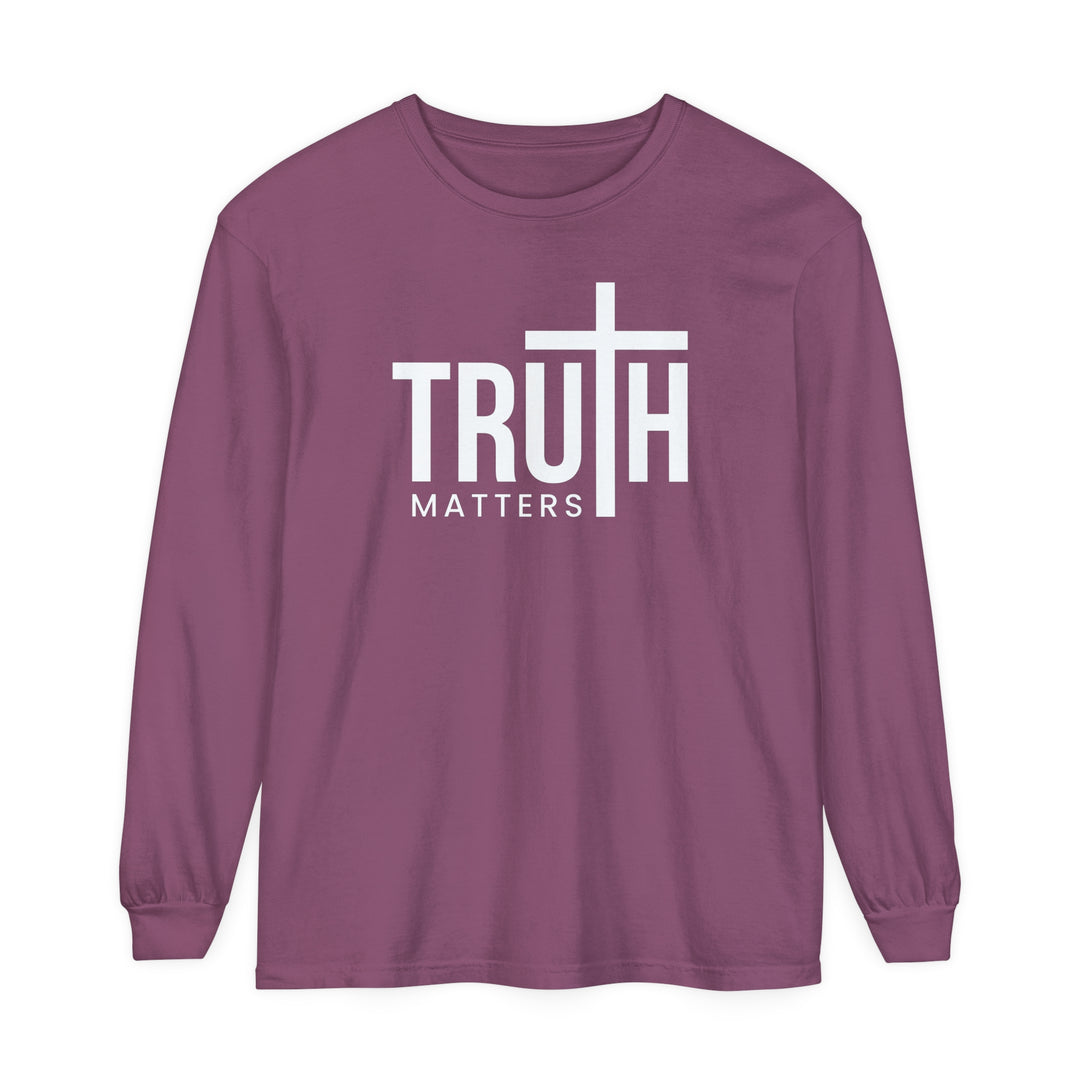 Truth Matters Long Sleeve Shirt Long-sleeve Berry S 