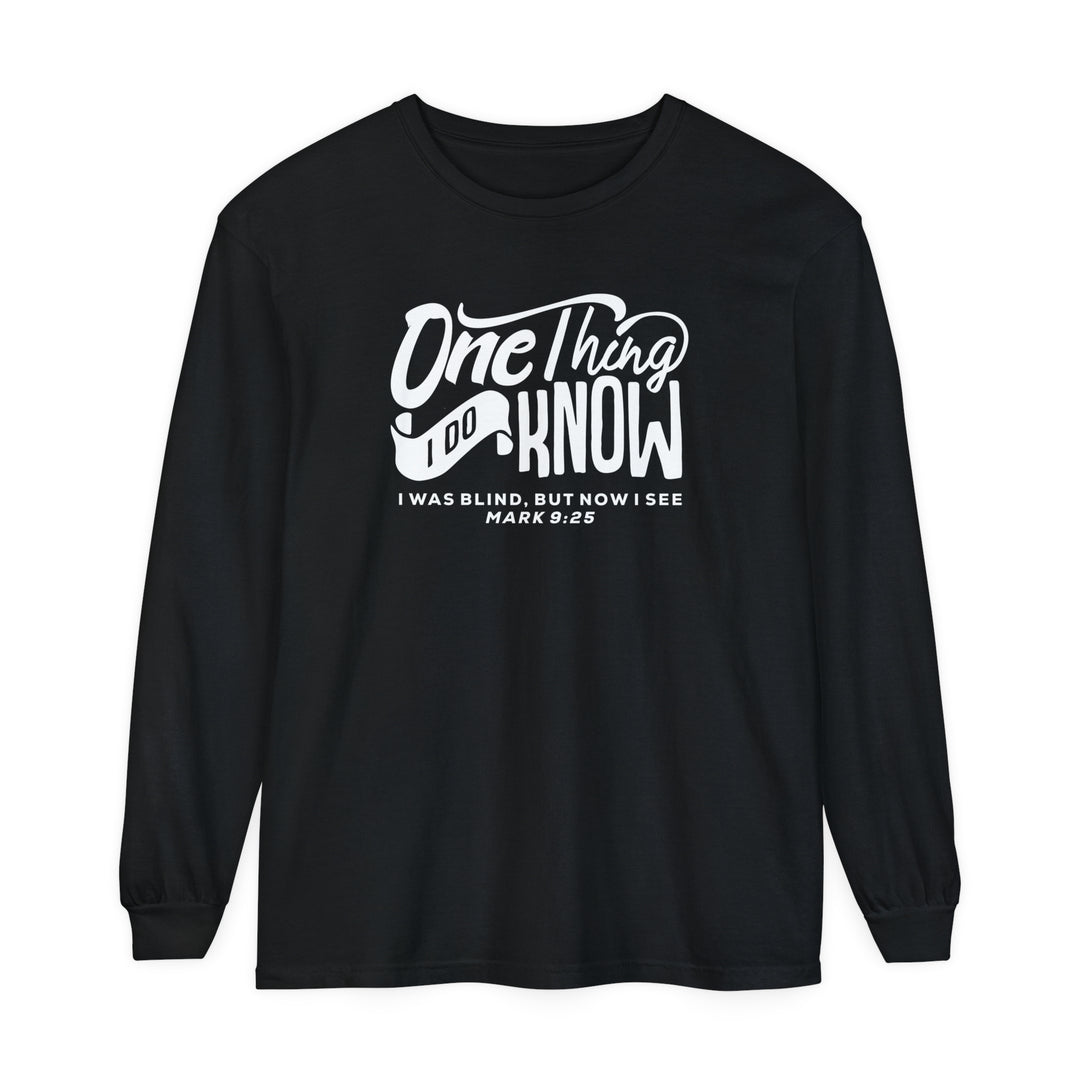 Now I See Long Sleeve Shirt Long-sleeve Black S 