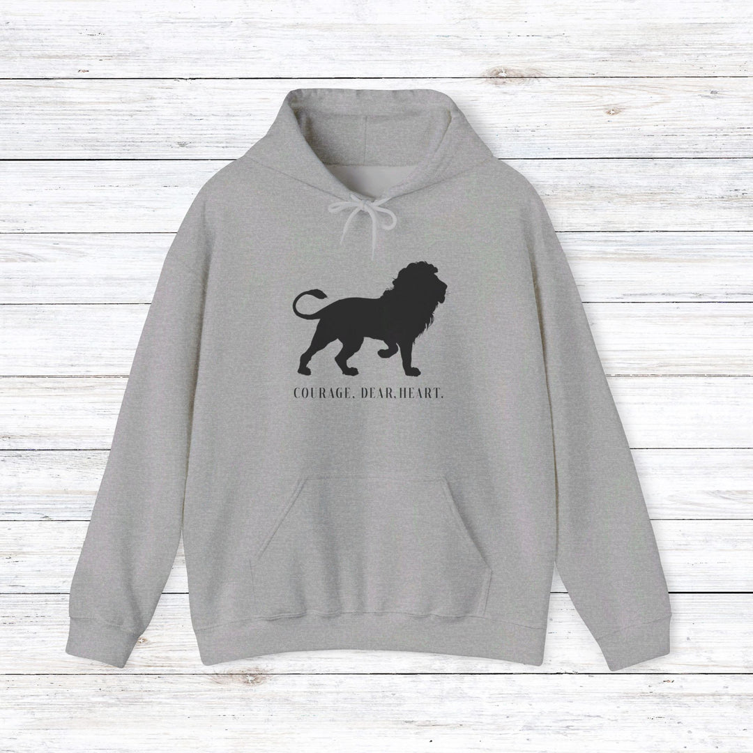 Courage Dear Heart Hoodie Hoodie Sport Grey S 