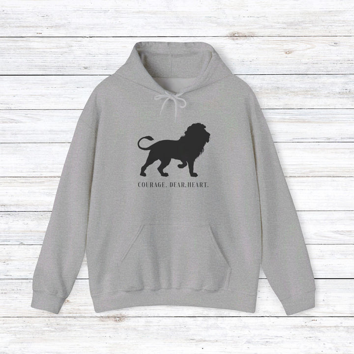 Courage Dear Heart Hoodie Hoodie Sport Grey S 