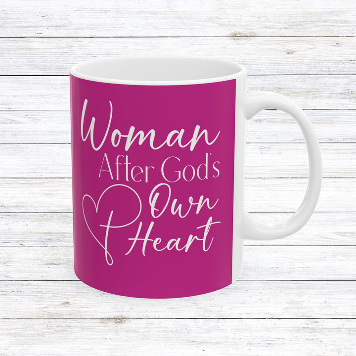 Christian Coffee Mug Woman After God Ceramic Mug 11oz  